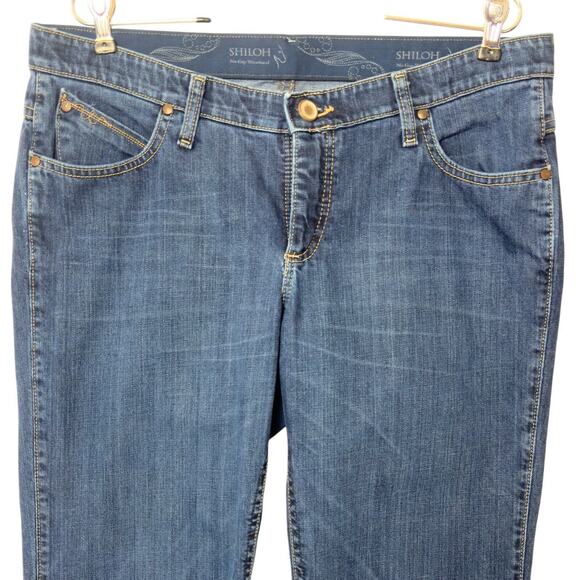 Wrangler Denim Jeans Shiloh Ultimate Riding Bootcut Women 11/12x30 36W Dark Wash - Picture 4 of 13